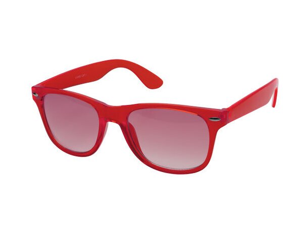 Gafas de sol con lentes de cristal personalizada roja Gafas de sol con lentes de cristal personalizada roja
