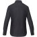 Camisa orgánica manga larga mujer Cuprite popelín algodón Negro intenso detalle 6
