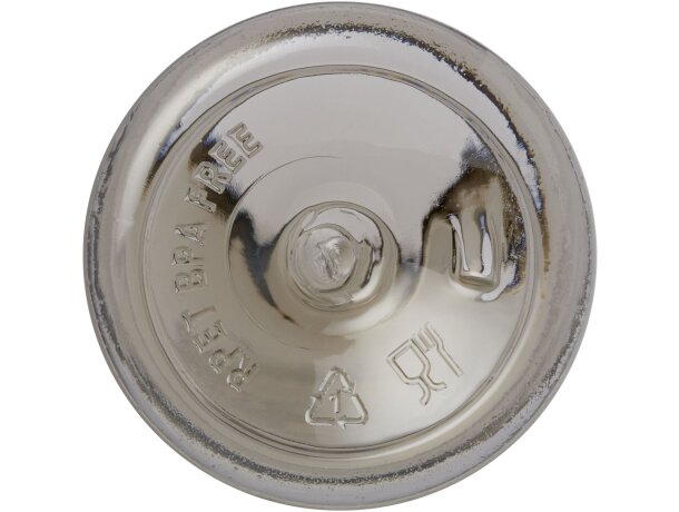Bidón deportivo Bodhi 500ml de RPET con tapa de acero reciclado Negro transparente detalle 9