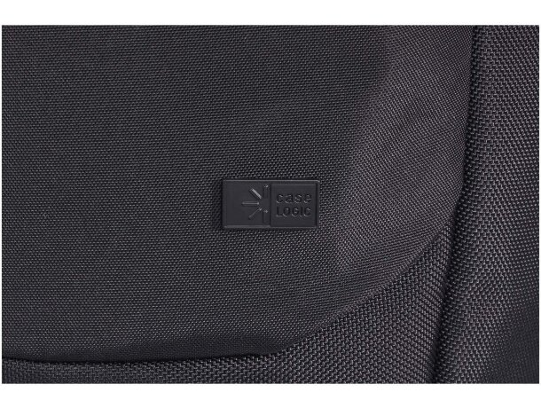 Mochila portátil 17 pulgadas reciclada expandible Case Logic Negro intenso detalle 7