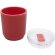 Vaso de doble pared Hudson 180ml plástico reciclado Rojo detalle 14
