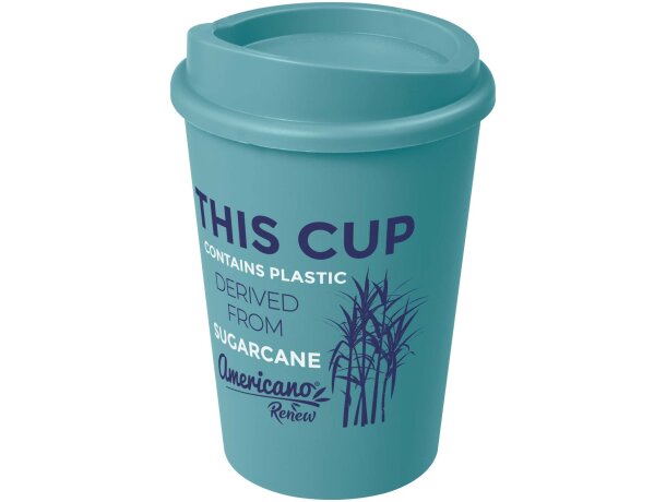 Vaso 300 ml con tapa Americano Switch Renew bioplástico Azul arrecife detalle 6