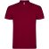 Polo manga corta hombre Star Roly 100% algodón piqué 200 g/m² Granate