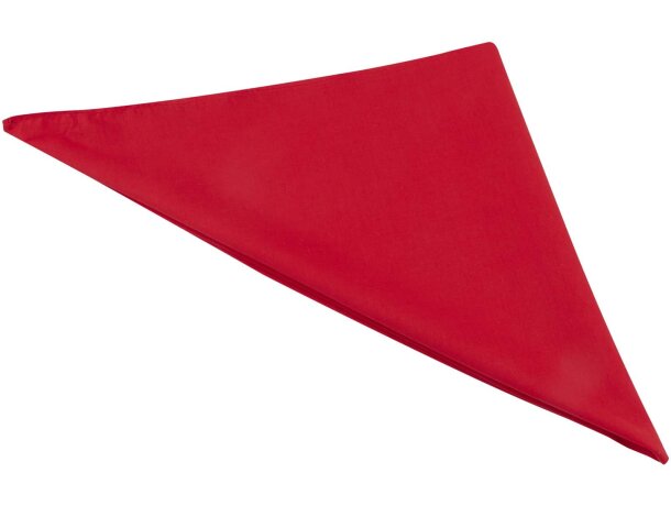 Pañuelo Heracles de poliéster reciclado con certificado GRS Rojo detalle 20