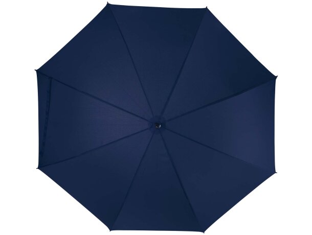Paraguas Ibi 27 pulgadas con tejido pongee y armazón reforzado Azul marino detalle 12