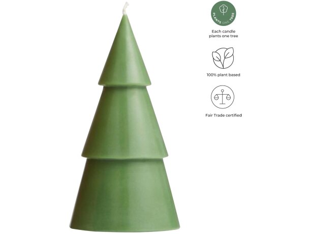Vela árbol Navidad Originalhome cera palmiste certificada detalle 1