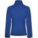 Chaqueta softshell mujer Antártida Roly con cremallera invertida Azul real detalle 7