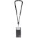 Lanyard regulable Kubi con gancho metálico y cinta de nylon Blanco detalle 9