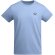 Camiseta manga corta infantil algodón orgánico Breda Roly Azul celeste detalle 13