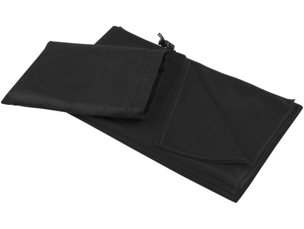 Toalla deportiva Lucas RPET 70x140 con bolsa reciclada Rojo detalle 25