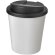 Vaso de plástico pp antigoteo 250ml Blanco/negro intenso