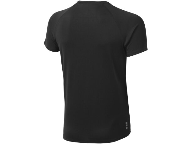 Camiseta de manga corta unisex niagara de Elevate 135 gr Negro intenso detalle 29
