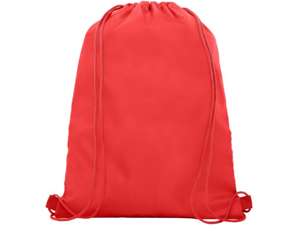 Mochila de cuerdas para empresa poliéster Oriole Rojo detalle 13