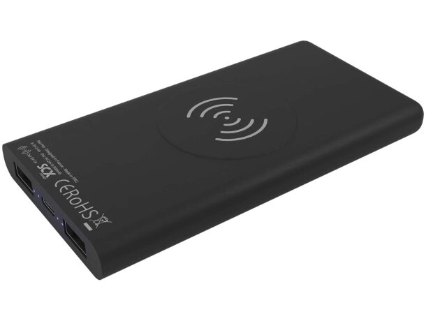 Batería externa inalámbrica SCX.design P40 10000 mAh Negro intenso detalle 1