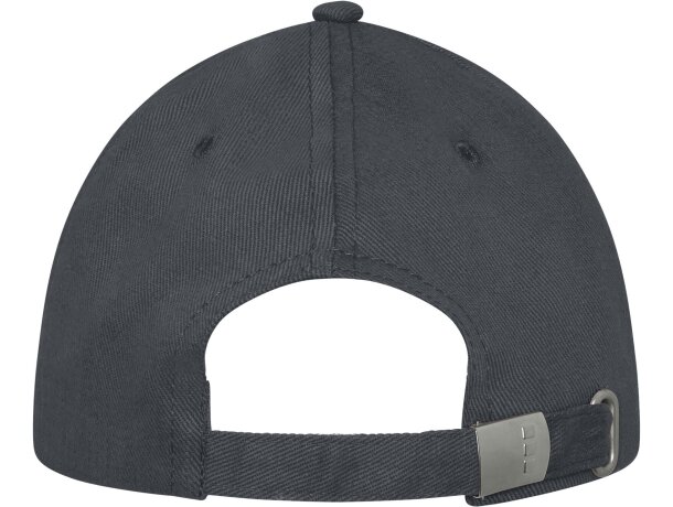 Gorra de 6 paneles Darton personalizadas con detalle de ribete elegante Gris tormenta detalle 31