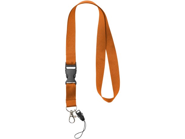 Lanyard con hebilla separable y enganche para móvil Sagan barata