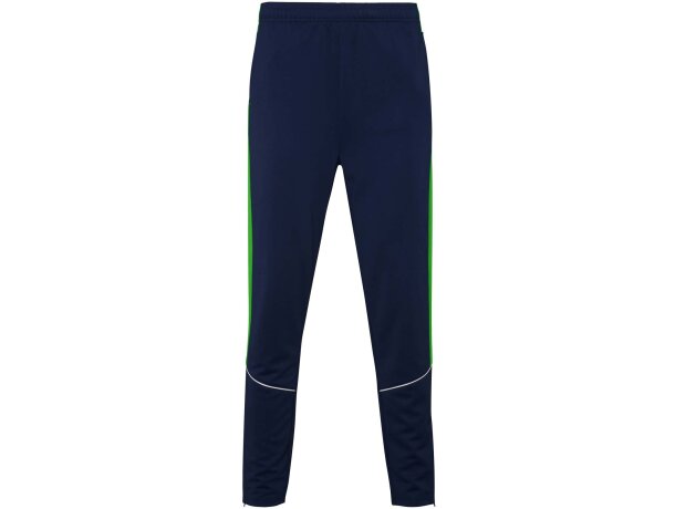 Chándal infantil Evans de Roly en poliéster con diseño bicolor Azul marino/verde helecho detalle 32