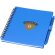 Juego libreta tapa blanda y bolígrafo reciclado Niove Azul detalle 1