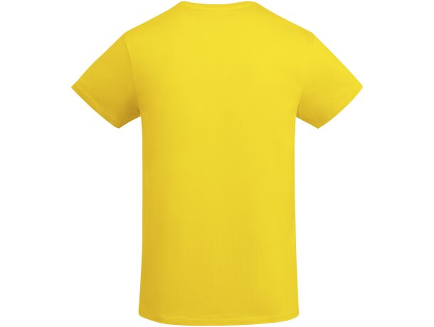 Camiseta manga corta infantil algodón orgánico Breda Roly Amarillo detalle 8
