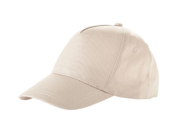 Gorra 5 Paneles Para Niños de algodon personalizada marrón claro Gorra 5 Paneles Para Niños de algodon personalizada marrón claro