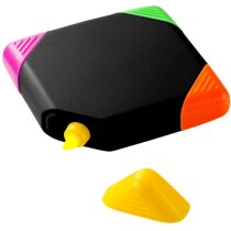 Subrayador con forma cuadrada personalizado negro intenso Subrayador con forma cuadrada personalizado negro intenso