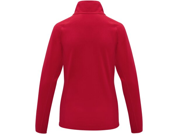 Chaqueta polar mujer Zelus con microforro 140 g/m² Rojo detalle 9