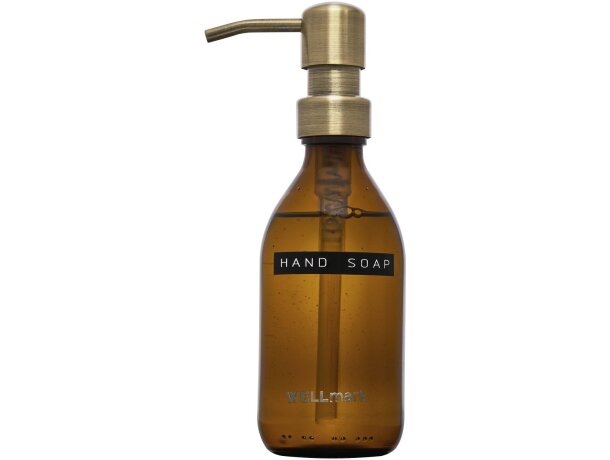 Set Wellmark Discovery dispensador jabón 250 ml con vela 150 g Granate detalle 7