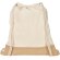 Mochila de cuerdas de yute de algodón 5L Delhi Natural/natural detalle 2