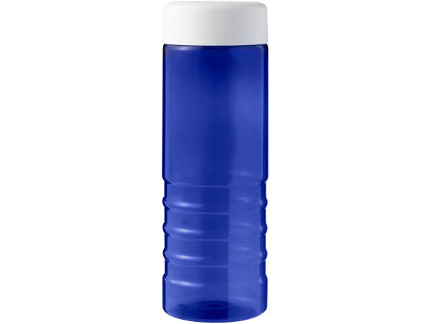Bidón 750ml Eco Treble con tapa rosca plástico oceánico reciclado Azul/blanco detalle 15