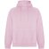 Sudadera unisex algodón orgánico Vinson Roly con capucha Rosa claro