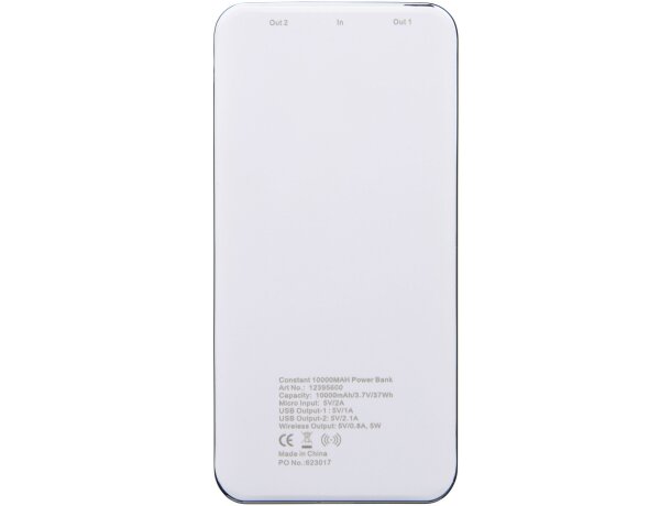 Batería inalámbrica de 10000 mAh con LED Constant Blanco detalle 3