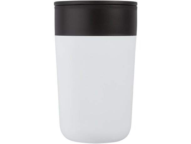 Taza térmica Nordia con doble pared reciclada de 400ml Blanco detalle 17