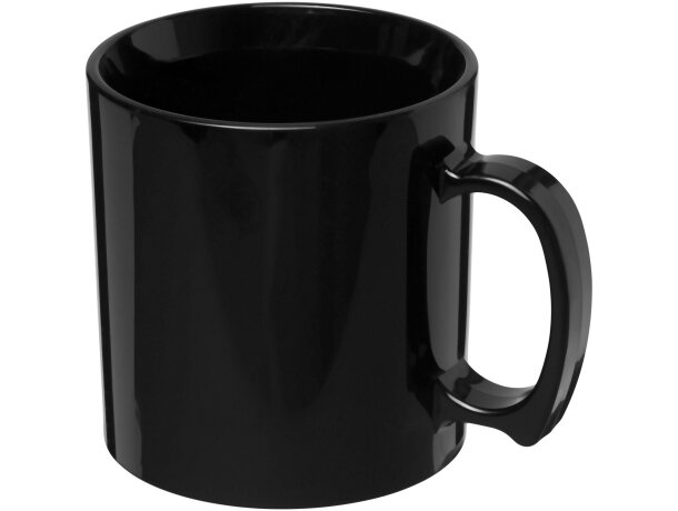 Taza plástico san 300ml con asa integrada personalizable Azul detalle 21