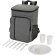 Mochila picnic nevera Tundra 20L con cubiertos y certificado GRS Gris mezcla detalle 16