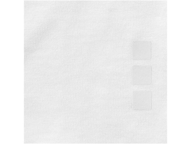 Camiseta de manga corta "nanaimo" Blanco detalle 3