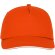 Gorra personalizable de 5 paneles con detalle de ribete Naranja detalle 11