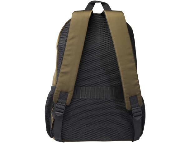 Mochila portátil 15 pulgadas Trend Plus con certificado GRS Verde bosque detalle 31