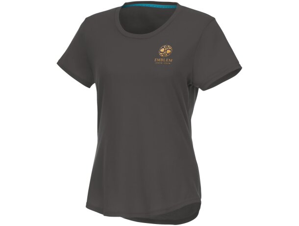 Camiseta de mujer personalizada poliéster 160 g/m2 Elevate Nxt Jade Gris tormenta detalle 25