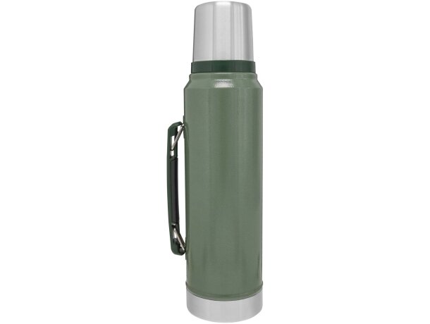 Bidón Stanley Classic 1000ml con aislamiento térmico 24h Verde bosque detalle 2