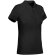 Polo mujer algodón orgánico Prince manga corta entallado Roly Negro intenso detalle 8