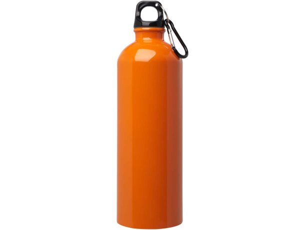 Bidón Oregon de acero inoxidable reciclado con mosquetón Naranja detalle 20