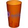 Vaso de plástico de 375 ml Arena Naranja transparente detalle 10