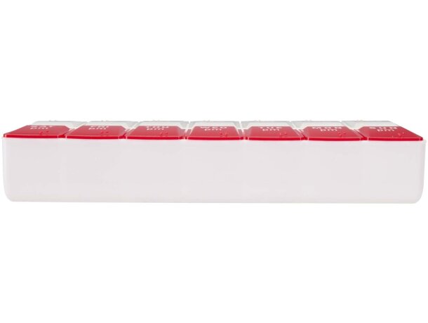 Organizador vitamínico semanal Cycle mañana y tarde Rojo detalle 5