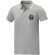 Polo de manga corta con ribete para hombre Amarago Gris mezcla detalle 8