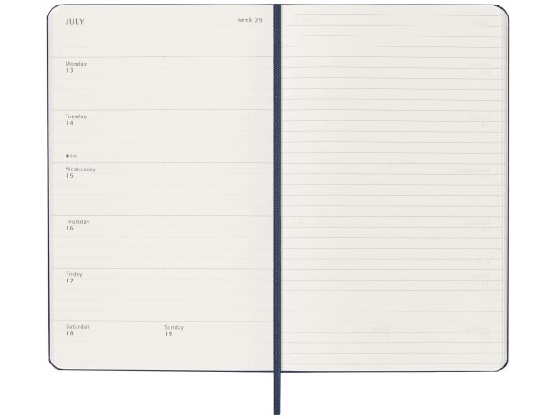 Planificador semanal Moleskine con tapa dura de 12 meses detalle 12