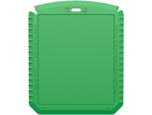 Rascador hielo rectangular reciclado Thrym Verde detalle 21