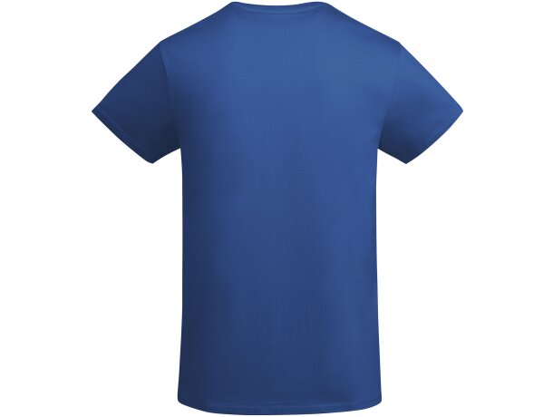 Camiseta manga corta infantil algodón orgánico Breda Roly Azul real detalle 11