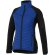 Chaqueta aislante híbrida mujer Banff con tejido repelente Azul