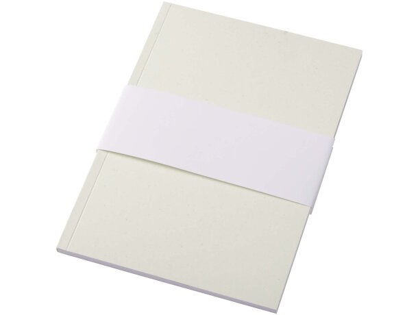 Libreta A5 Novella Austen tapa blanda papel reciclado Blanco marfil detalle 5