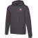 Sudadera con capucha unisex Spinel algodón orgánico certificado Gris detalle 13